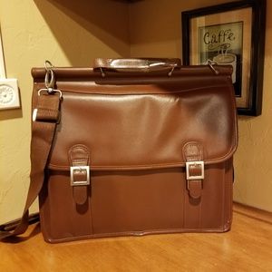 NWT McKlein Leather Messenger and laptop bag